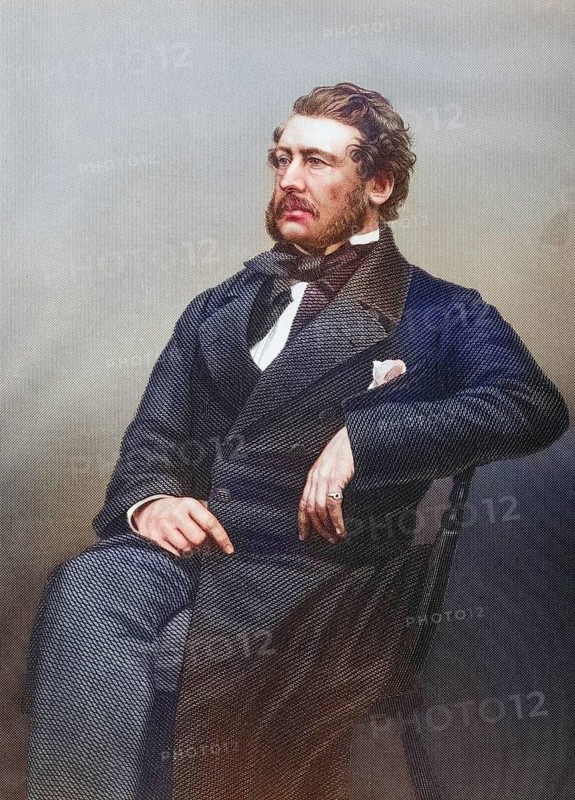 Captain William Harrison, 1812-1860, Commander of the Great Eastern, Historic, digitally restored reproduction from a 19th century original, Record date not stated
