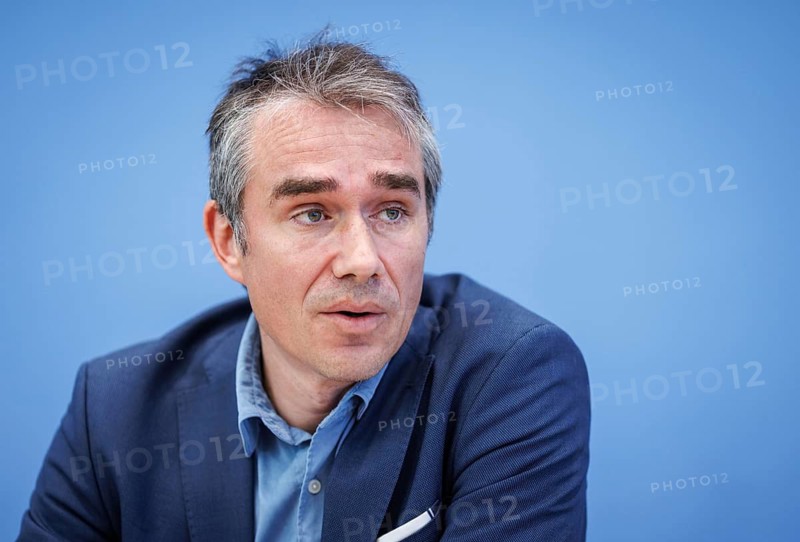 Benjamin Steinitz, Managing Director of the Federal Association RIAS e.V. (Federal Association of Research and Information Centres on Antisemitism), recorded at a press conference to present the Annual Report Antisemitic Incidents in Germany 2023 in Berlin, 25 June 2024