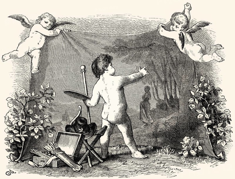 LOVE AS A LANDSCAPE-PAINTER, AMOR ALS LANDSCHAFTSMALER, poem by Johann Wolfgang von Goethe