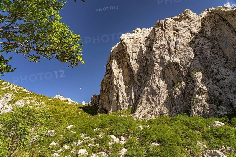 The Velika Paklenica Gorge in Paklenica National Park, Croatia