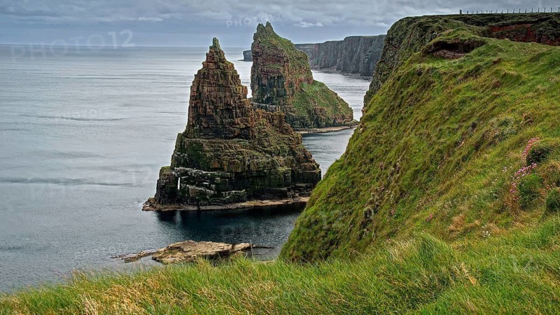 Europe, Scotland, Great Britain, England, landscape, Duncansby Stacks, pinnacles, north coast