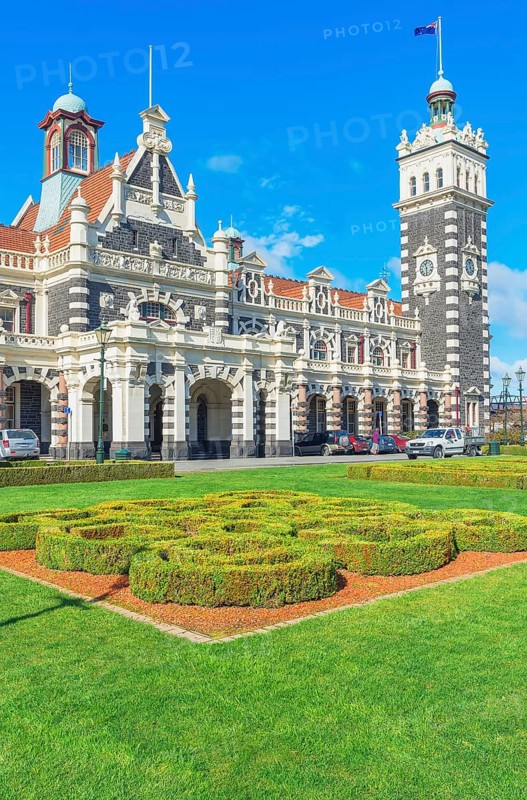 Dunedin Railway Station, Dunedin, Otago Region, South Island, New Zealand