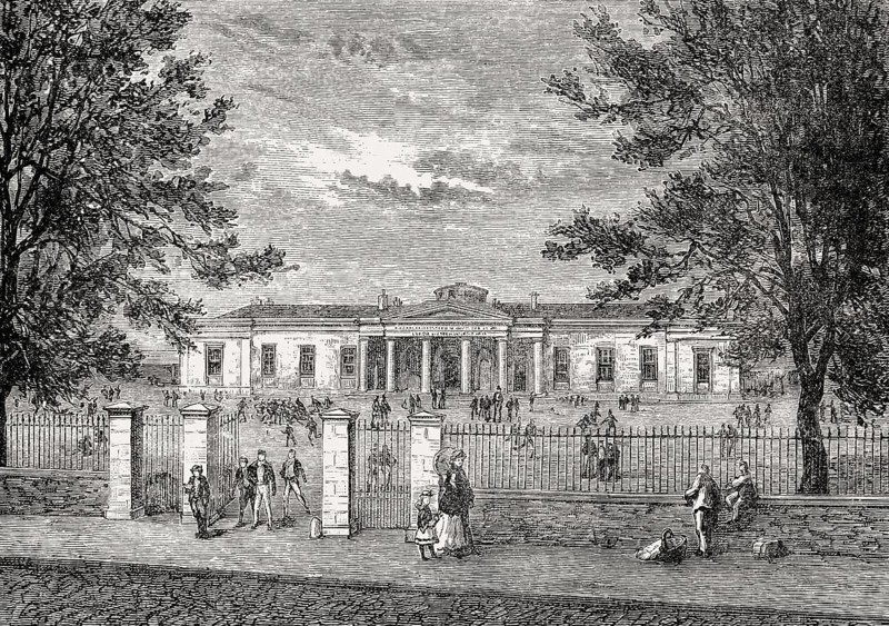The new Edinburgh Academy, Edinburgh, Scotland, 19th century