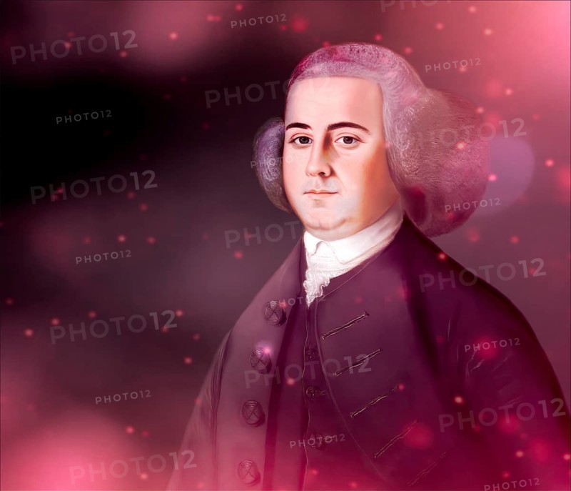 Portrait of John Adams, 1735 - 1826, second President of the United States, digitally optimized, based on a painting by Benjamin Blyth