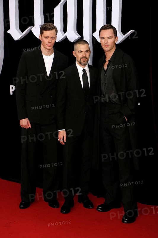 Bill Skarsgard, Robert Eggers and Nicholas Hoult at the premiere of Nosferatu at the Zoo Palast in Berlin on 02.12.2024