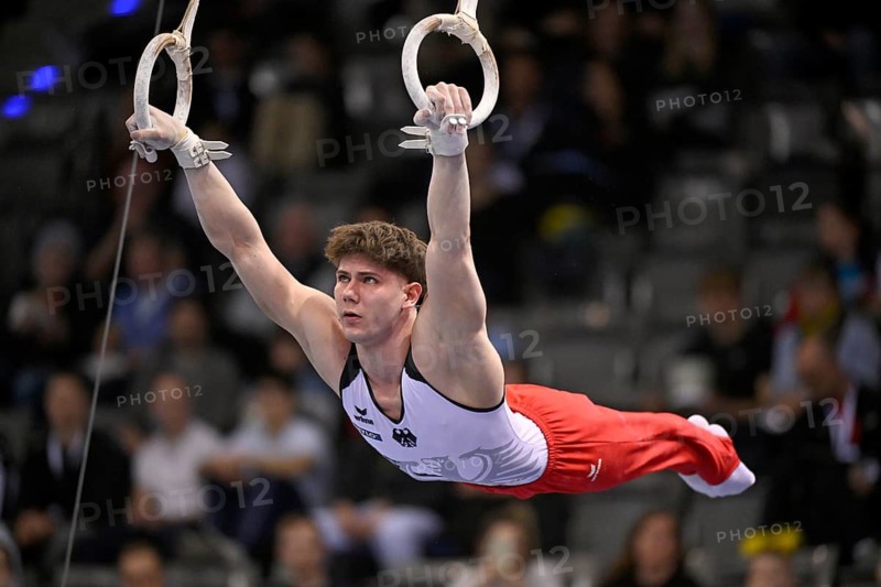 Scarlet badis Sissakis GER Rings Action Gymnastics, EnBW DTB-Pokal, Porsche-Arena, Stuttgart, Baden-Württemberg, Germany