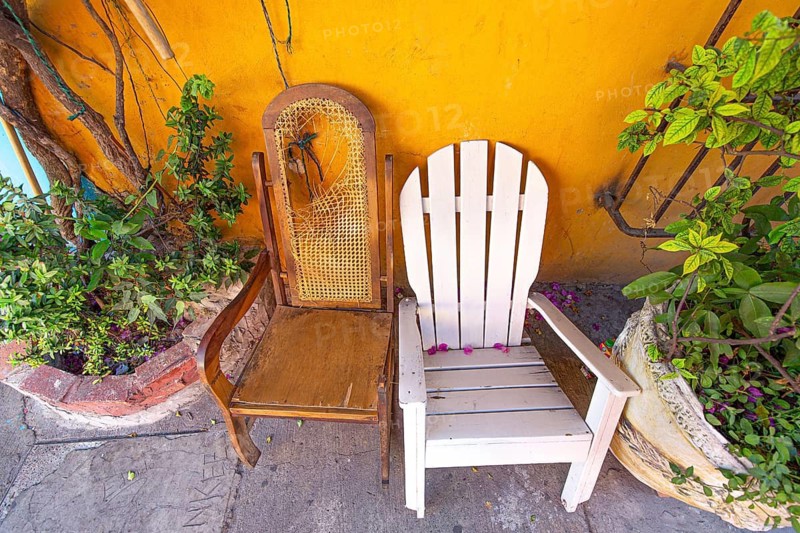 Colombia, Scenic colorful streets of Cartagena in historic Getsemani district near Walled City (Ciudad Amurallada)