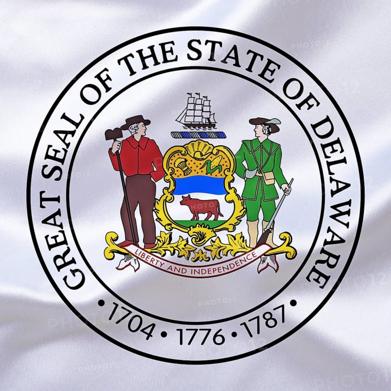 USA, The coat of arms of Delaware, State of the USA, Studio
