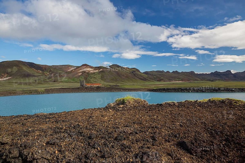 Gränavatn lake, south of Krysuvik SW Iceland