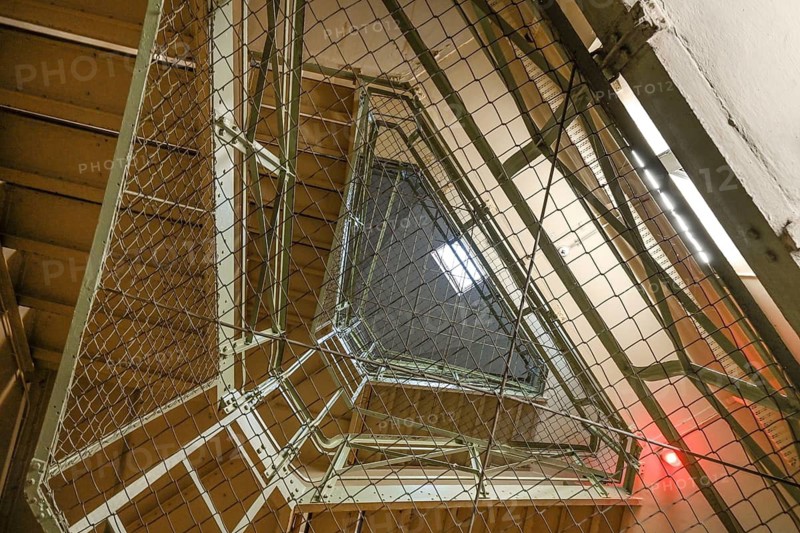 Prison, cell wing, Lindenstraße Memorial, Potsdam, Brandenburg, Germany