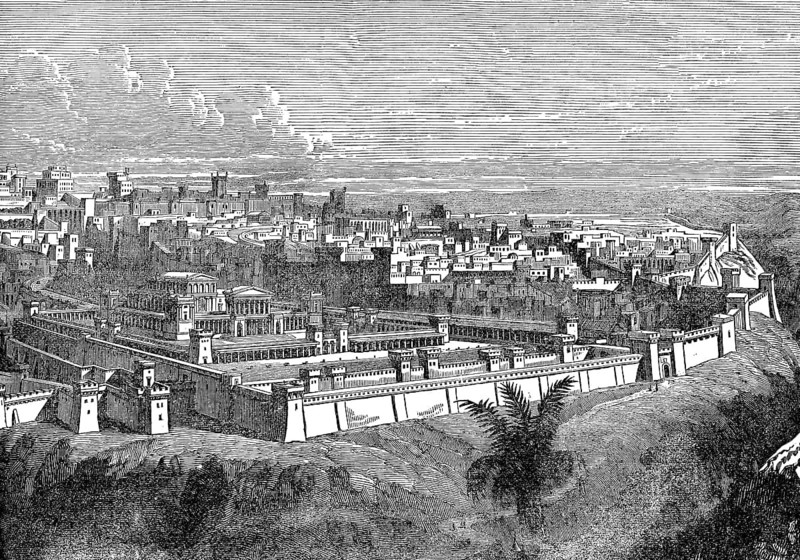 The City of Jerusalem before the destruction of the temple
