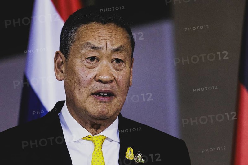 Srettha Thavisin, Prime Minister of Thailand, pictured at a press conference with Olaf Scholz (not pictured), Federal Chancellor, in Berlin, 13 March 2024