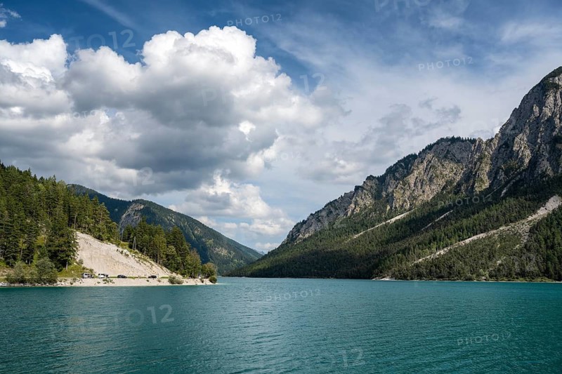 Plansee near Reutte, Ammergau Alps, Tyrol Austria, Plansee, Tyrol, Austria