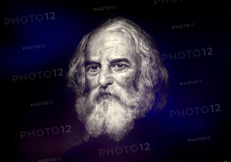 Henry Wadsworth Longfellow, 1807 – 1882, American poet, digitally edited according to a painting by Thomas Buchanan