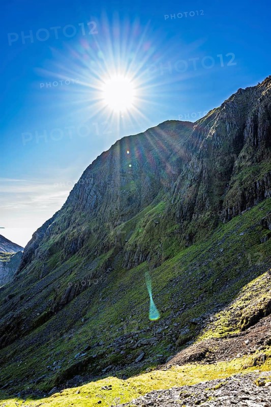 Snowdon Massif, Snowdon Range, Snowdonia, North Wales, UK