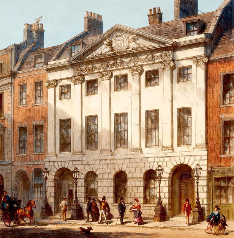Skinners' Hall, Dowgate Hill, City of London, The Worshipful Company of Skinners, London, England, Europe, 19th century