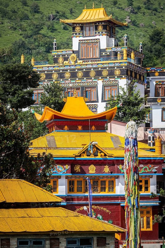 Buddhist temples in Rewalsar, Himachal Pradesh, India