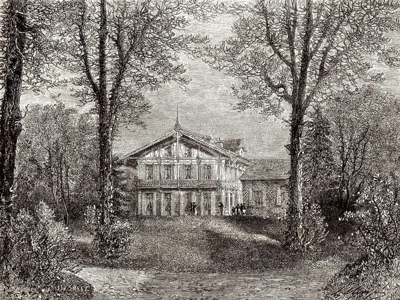 Das Gebäude von Alphonse Marie Louis Prat de Lamartine, 1790-1869, Avenue Henri-Martin, 16. Arrondissement von Paris, Frankreich