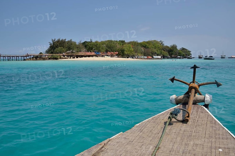 Excursion boat, Changuu Island, Zanzibar Archipelago, Tanzania