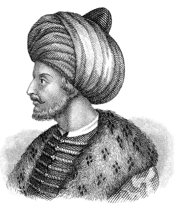 Portait of Mehmed II, the Conqueror, 1432 - 1481, Sultan of the Ottoman Empire, Portrait von Mehmed II., der Eroberer, 1432 - 1481, der siebte Sultan des Osmanischen Reiches