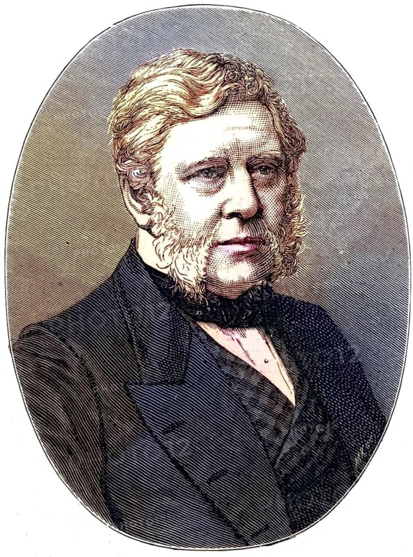 Thomas Bazeley (1797-1885) English cotton manufacturer, merchant and politician, member of the Anti-Cornlaw League, Member of Parliament for Manchester 1858-1880, Historic, digitally restored reproduction from a 19th century original, Record date not stated