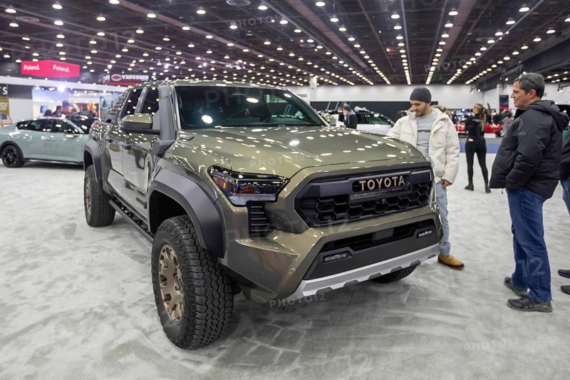 Detroit, Michigan USA - 15 January 2025 - The Toyota Tacoma Trailhunter at the 2025 Detroit Auto Show
