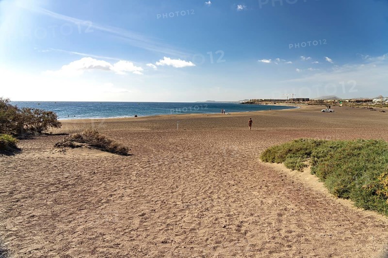 The beach Playa La Tejita near El Medano, Granadilla de Abona, Tenerife Island, Canary Islands, Spain