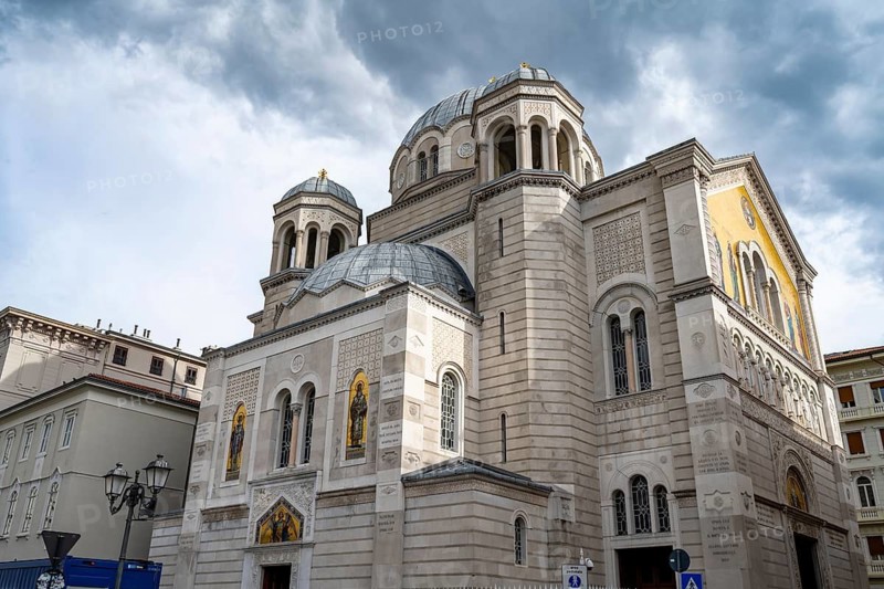 Serbian Orthodox Church Santissima Trinità e di San Spiridione, Trieste, Friuli-Venezia Giulia Region, Italy