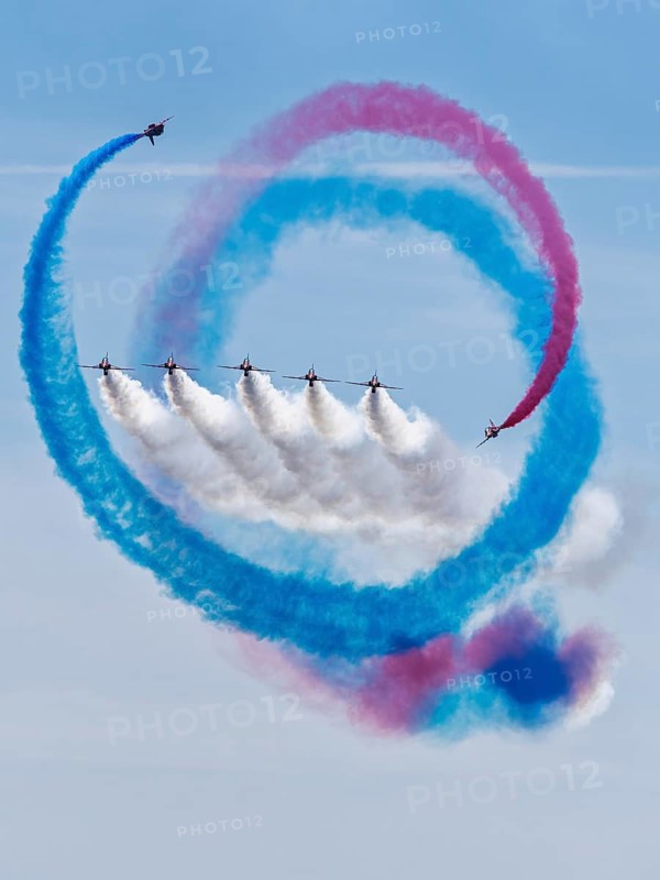 Red Arrows, Royal Air Force Aerobatic Team, Riviera Airshow 2026, Devon, England, United Kingdom