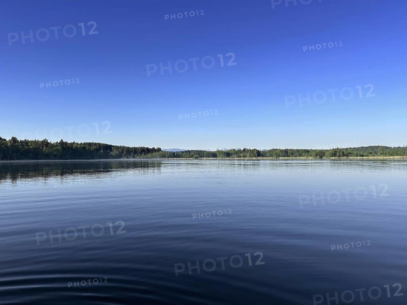 Evening atmosphere, Lake Starnberg, Bavaria, Germany