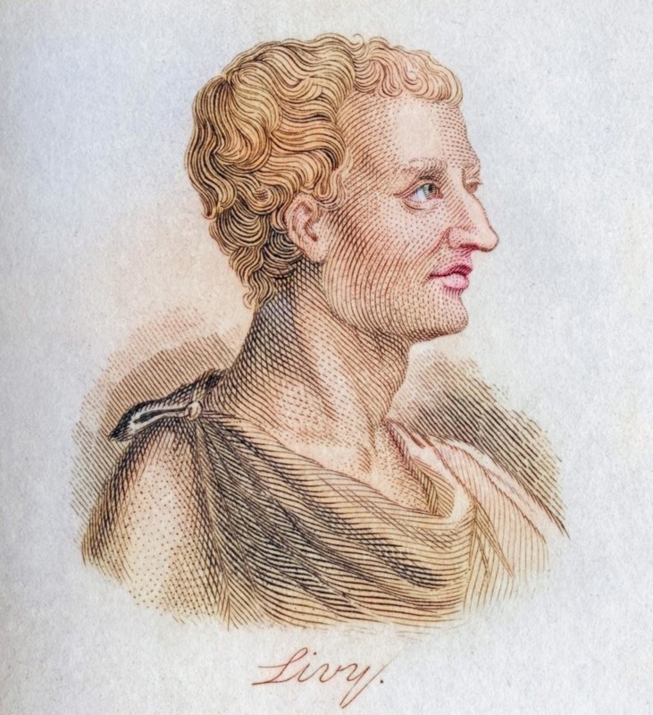 Titus Livius, also known as Livy 59 BC, 17 AD. Roman historian. Author of the History of Rome, Historical, digitally restored reproduction from a 19th century original, Record date not stated
