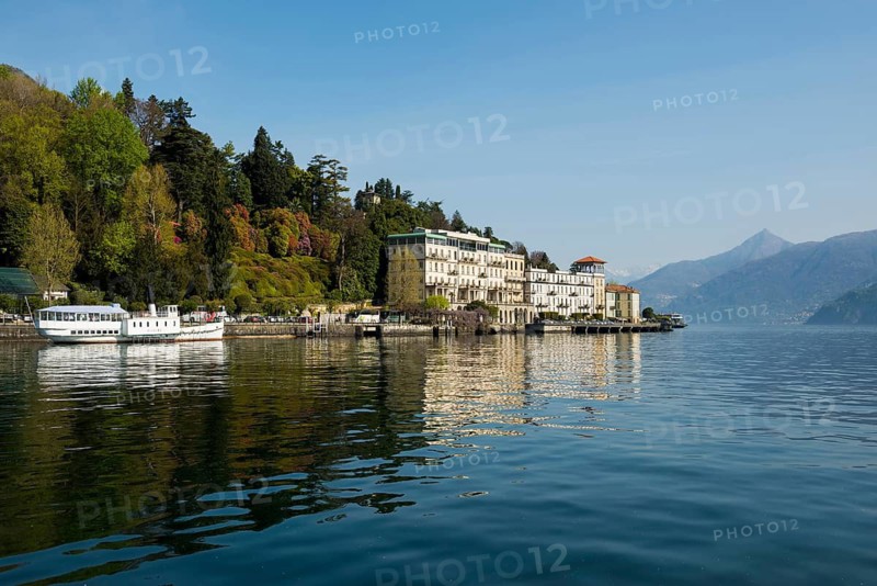 Botanical garden, spring, Villa Carlotta, Tremezzo, Province of Como, Lake Como, Lago di Como, Lombardy, Italy