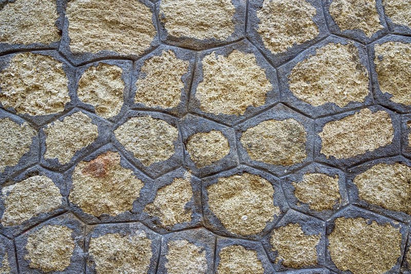Background, Stone wall in Amantea, Calabria, Italy