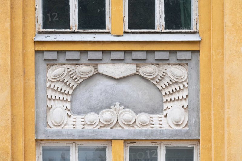 Decorative art deco element, Borgå, Porvoo, Finland