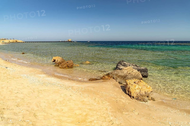 Red Sea beach near Al-Qusair or El Quseir, Egypt