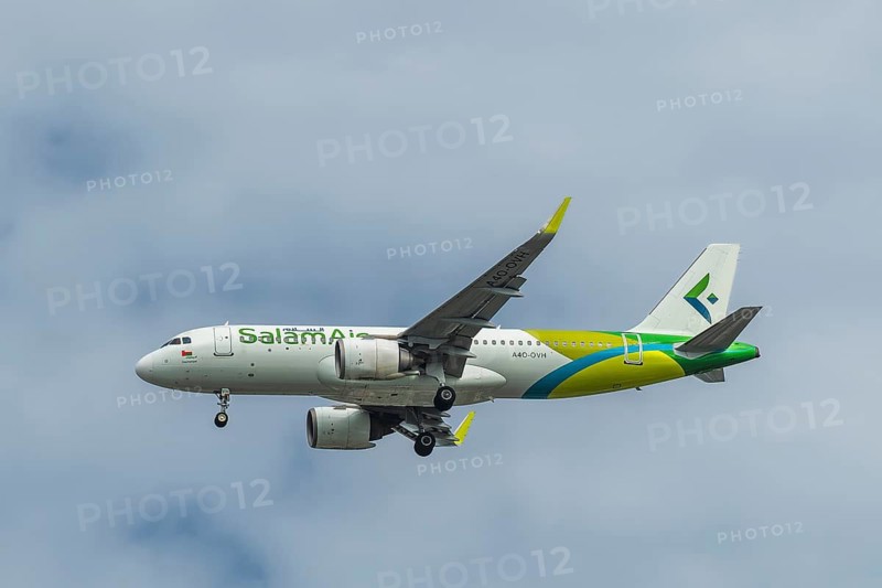 Airplane SalamAir Airbus A320-251N, A4O-OVH, Bangkok, Thailand