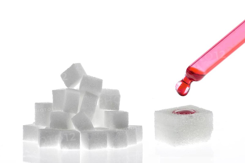 Oral vaccination, vaccine on a piece of sugar cube, studio recording, Austria