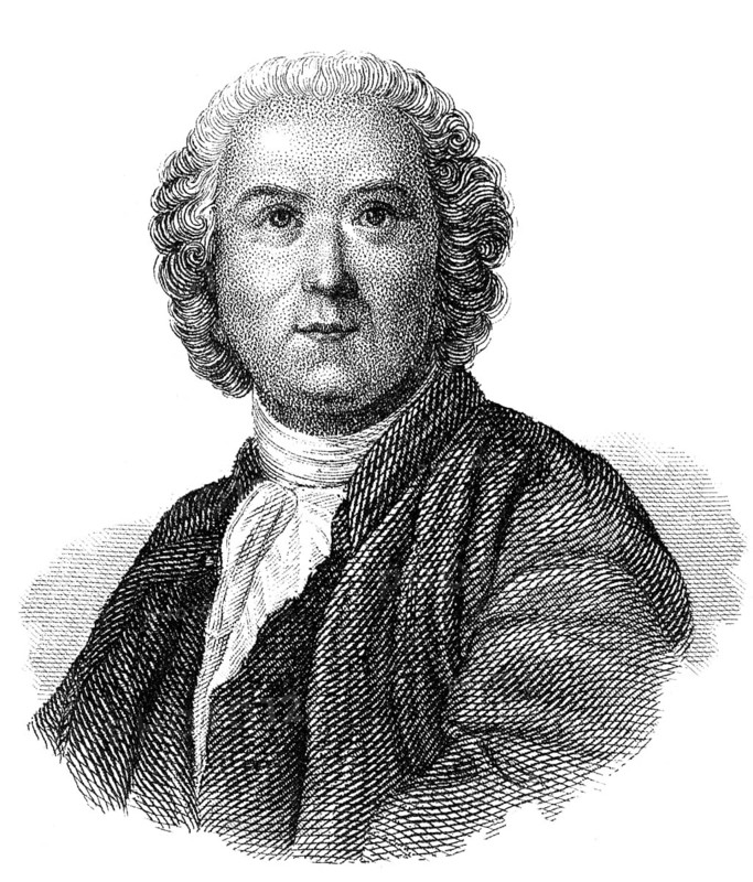 Christoph Willibald Ritter von Gluck, 1714 - 1787, a German composer of the pre-classic, opera composer, Portrait von Christoph Willibald Ritter von Gluck, 1714 - 1787, ein deutscher Komponist der Vorklassik, Opernkomponist