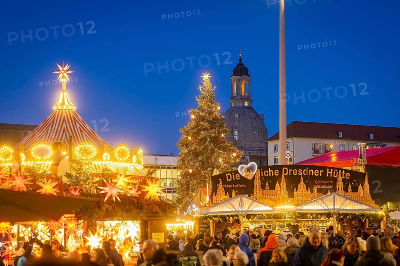 Dresden's Striezel Market has been held mostly on the Altmarkt since 1434 during Advent and attracts an average of around two million visitors a year. It is the oldest Christmas market in Germany, confirmed by a certificate, Dresden, Saxony, Germany