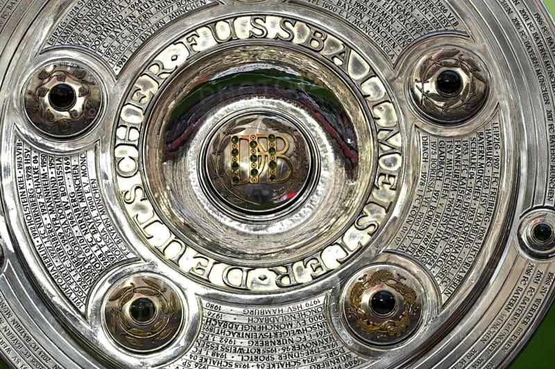 Championship cup, cup, trophy, soccer Bundesliga, Allianz Arena, Munich, Bayern, Germany