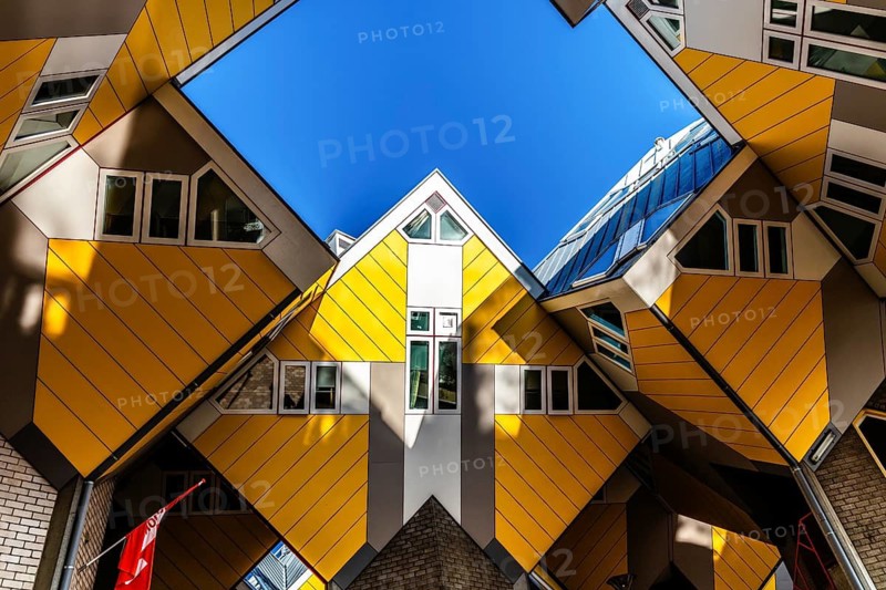 Cube houses from 1984, architect Piet Blom, Rotterdam, the Netherlands