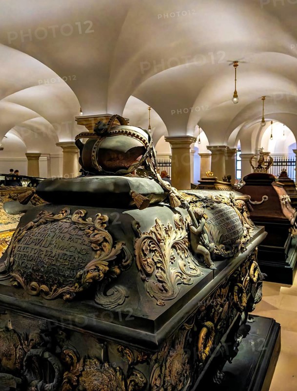 The crypt of the Hohenzollern in Berlin Cathedral, one of the most important princely burial sites in Europe, Oberpfarr- und Domkirche in Berlin, Germany