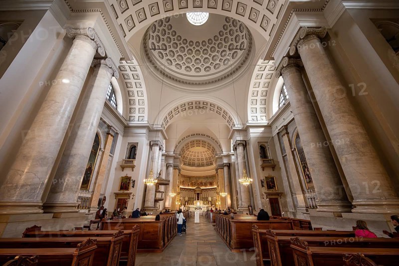 Interior view, Sant'Antonio Taumaturgo Church, Borgo Teresiano, Trieste, Friuli-Venezia Giulia Region, Italy