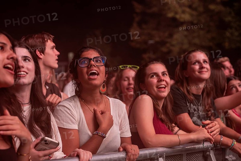 Visitors celebrate with Kygo at the Superbloom Festival in Munich's Olympic Park on 30.08.2026