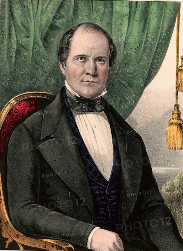 General James Irvin (1800–1862), an American politician and Member of Congress, American history, authentic, digitally restored high-resolution reproduction from a 19th-century source, exact date of the image unknown, historical