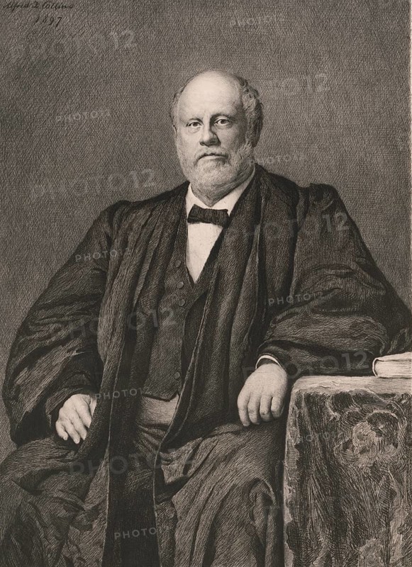 Alfred Quinton Collins (1855–1903), American portrait painter, American history, authentic, digitally restored reproduction of a 19th-century original, exact date of the painting unknown, historical
