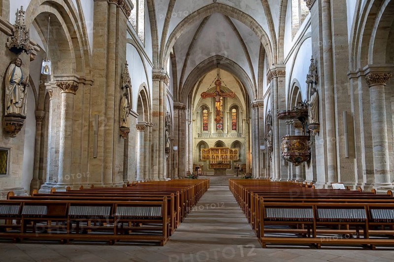 Interior view, St. Peter's Cathedral, Osnabrück, Lower Saxony, Germany