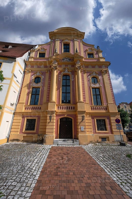 Provinzialbibliothek, 1731 to 1732, Karlsplatz 17, Neuburg an der Donau, Upper Bavaria, Germany
