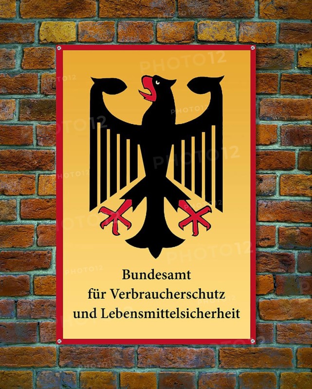 Federal eagle - Authority - Federal Office of Consumer Protection and Food Office, Bavaria, Federal Republic of Germany
