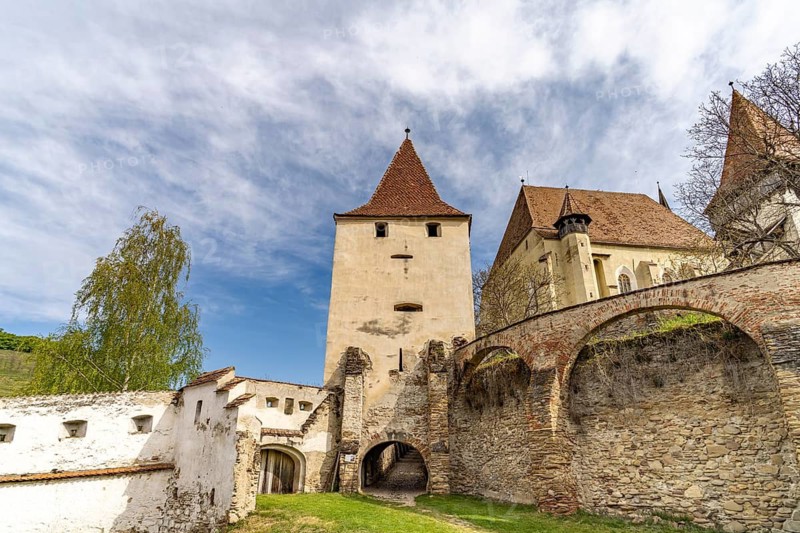 The fortified church of Biertan, UNESCO World Heritage Site in Biertan or Birthälm, Transylvania, Romania